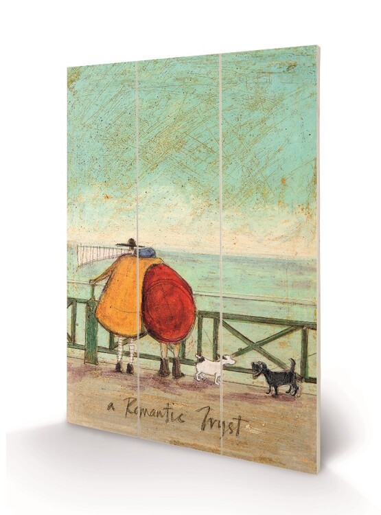 Bild auf Holz Sam Toft - A Romantic Tryst