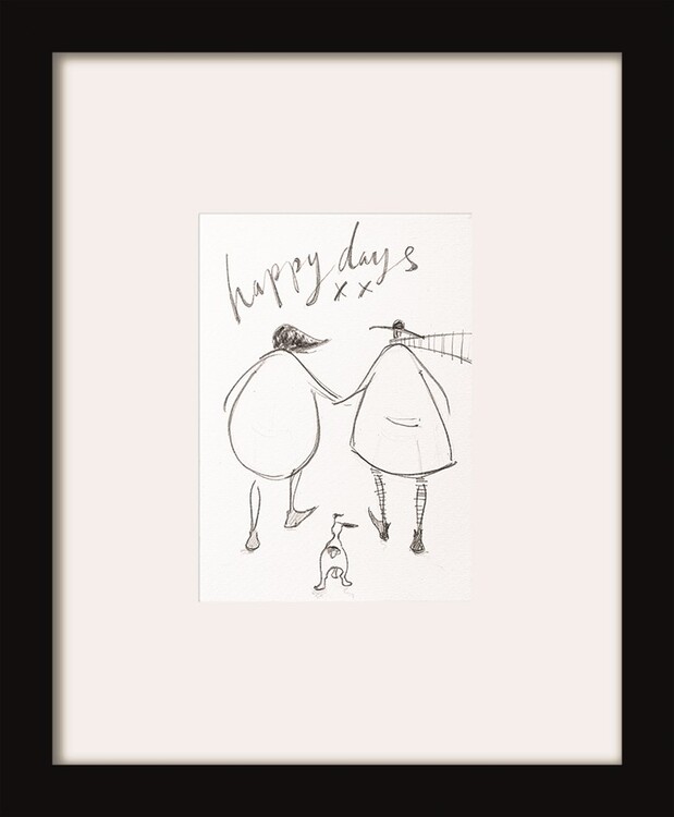 Gerahmte Poster Sam Toft - Happy Days