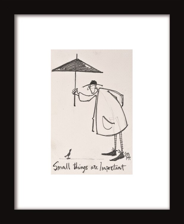 Ingelijste poster Sam Toft - Small Things Are Important