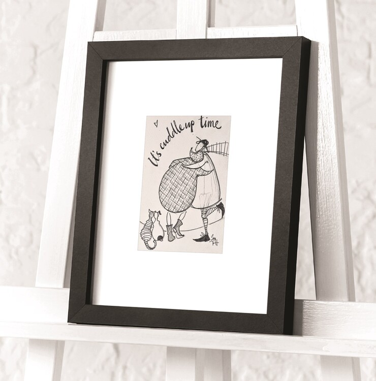 Innrammet plakat Sam Toft - It‘s Cuddle Up Time