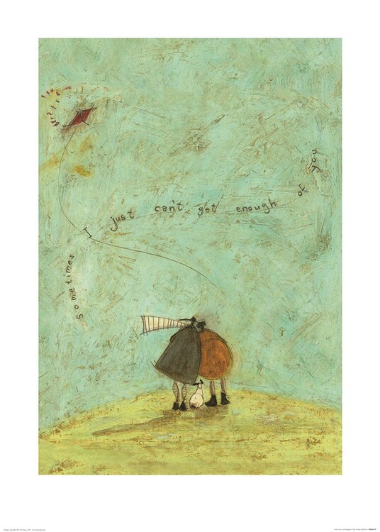 Levně Umělecký tisk Sam Toft - I Just Can‘t Get Enough of You, 40 × 50 cm