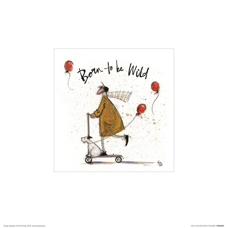 Umělecký tisk Sam Toft - Born to be Wild, Sam Toft, (30 x 30 cm)