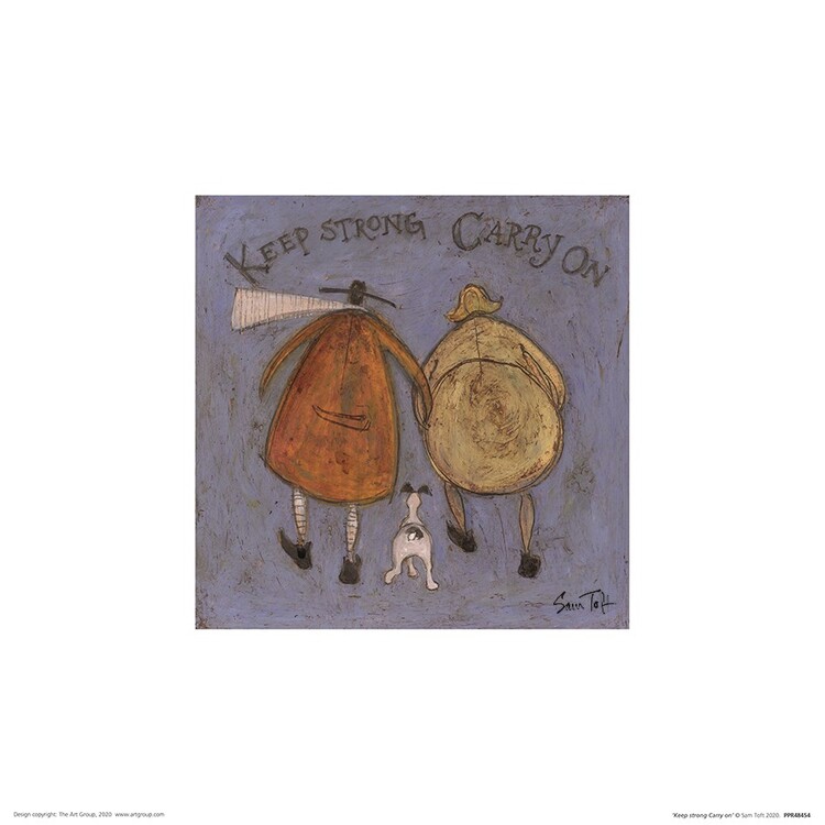 Kunstdruk Sam Toft - Keep Strong Carry On