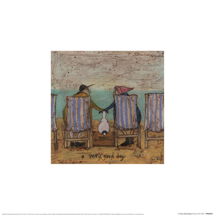 Konsttryck Sam Toft - A Very Good Dog II