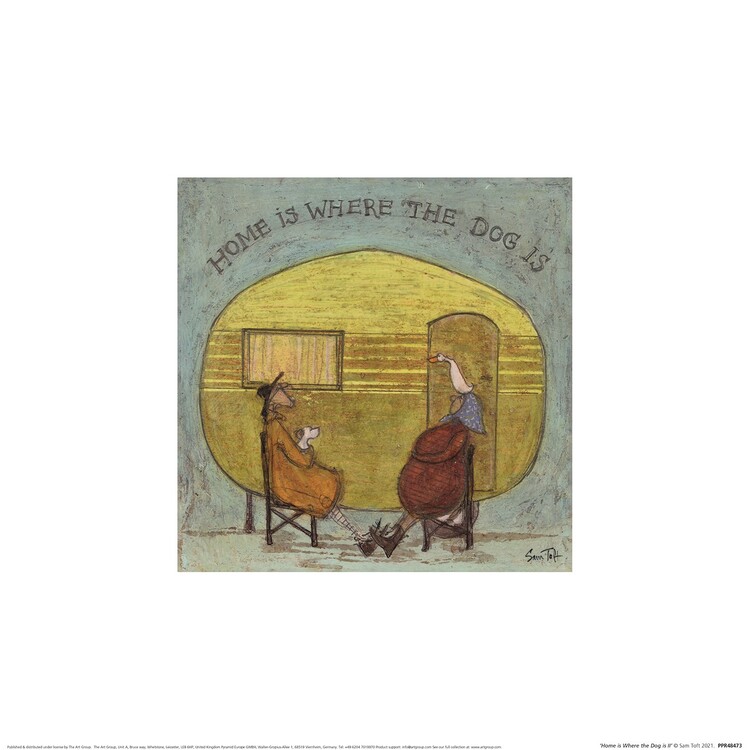 Stampa d'arte Sam Toft - Home is Where The Dog Is