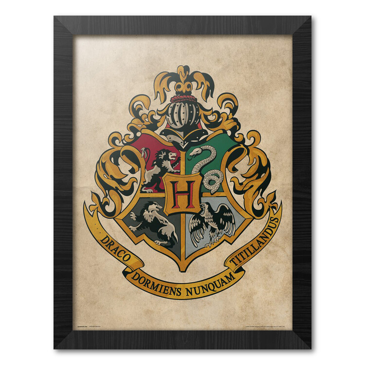 Gerahmte Poster Harry Potter - Hogwarts Chrest