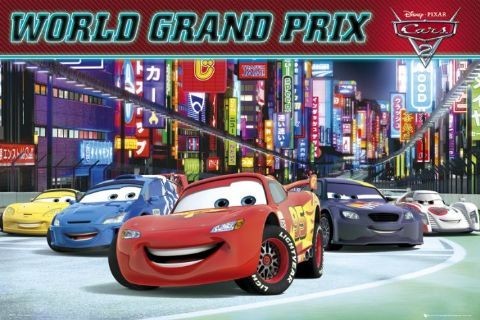 Poster CARS 2 - world grand prix
