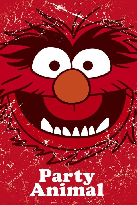 Poster MUPPETS - party animal