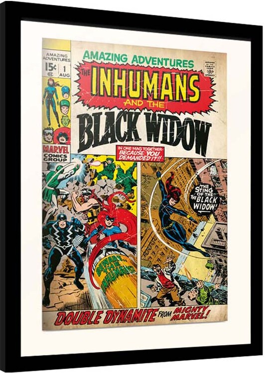 Ingelijste poster Marvel - Amazing Adventures
