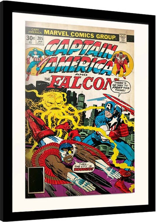 Gerahmte Poster Marvel - Captain America