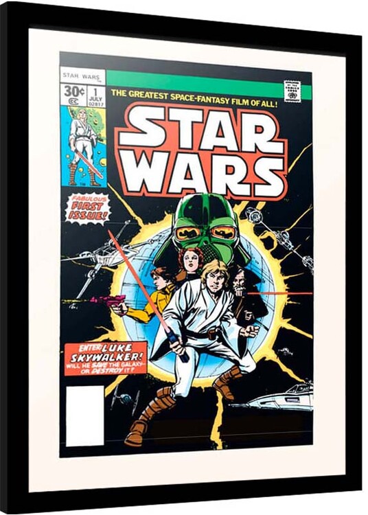 Gerahmte Poster Star Wars - First Issue