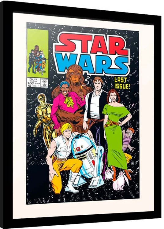 Ingelijste poster Star Wars - All Together Now