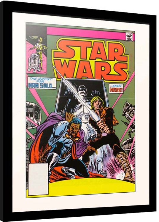 Inramad poster Star Wars - Return to Stenos