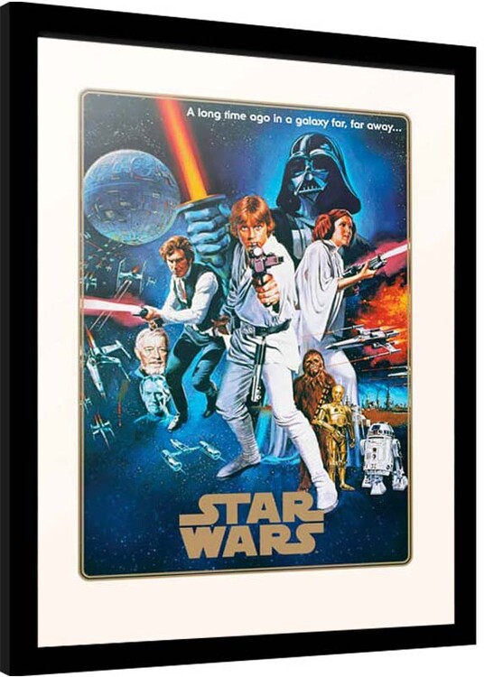 Poster encadré Star Wars - One Sheet