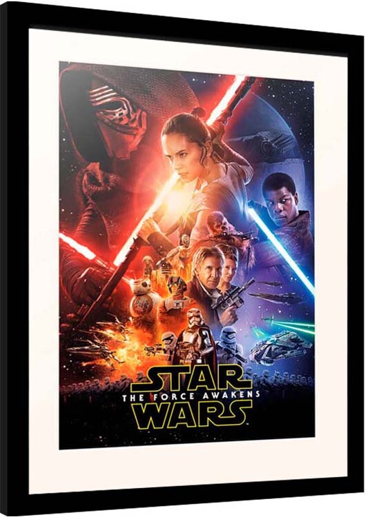 Ingelijste poster Star Wars: Episode VII - The Force Awakens