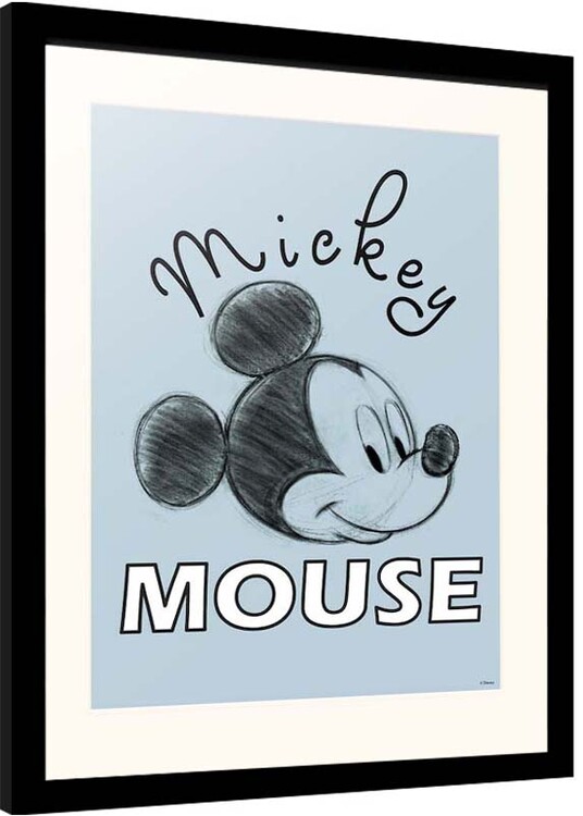 Poster enmarcado Disney - Mickey Mouse