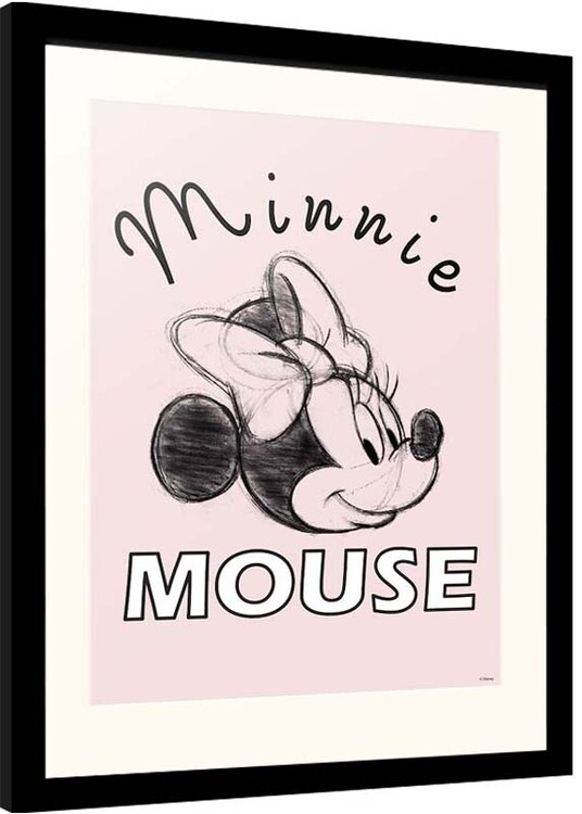 Oprawiony plakat Disney - Minnie Mouse