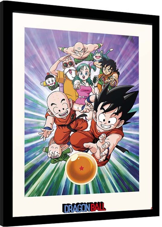 Poster înrămat Dragon Ball - Team