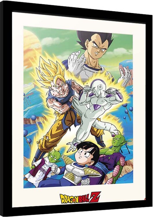 Ingelijste poster Dragon Ball - Freezer Encounter