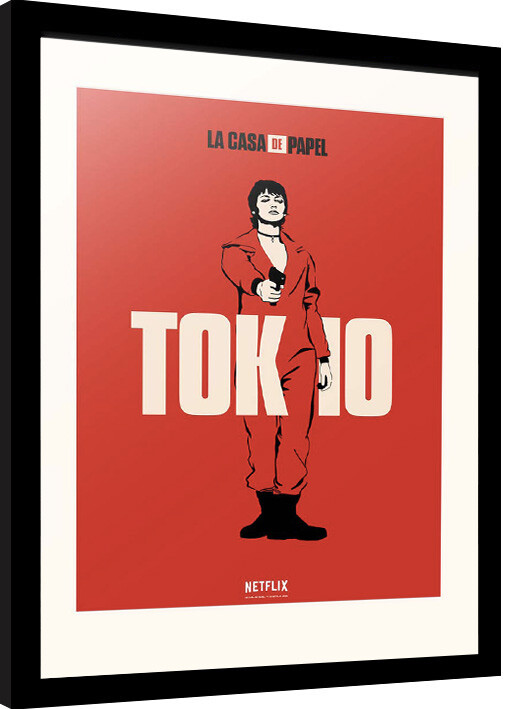 Ingelijste poster La Casa De Papel - Tokio