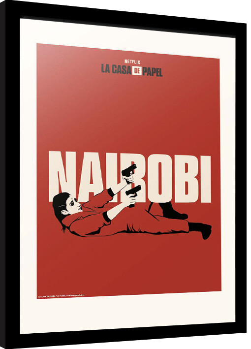 Zarámovaný plagát La Casa De Papel - Nairobi