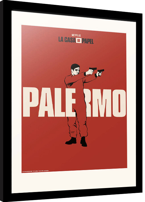 Zarámovaný plagát La Casa De Papel - Palermo