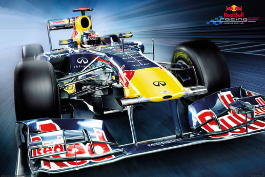 Plakát Red Bull racing - frontal