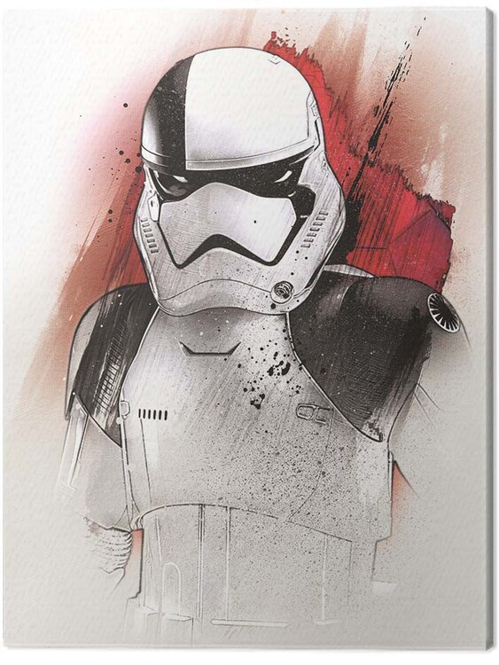 Obraz na płótnie Star Wars The Last Jedi - Executioner Trooper Brushstroke