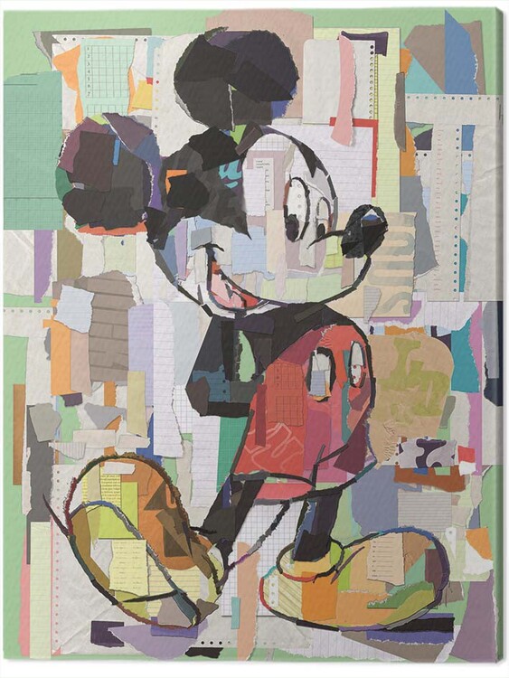 Cuadro en lienzo Mickey Mouse - Office Decoupage