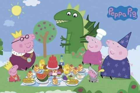 Poster PEPPA PIG - princess picnic