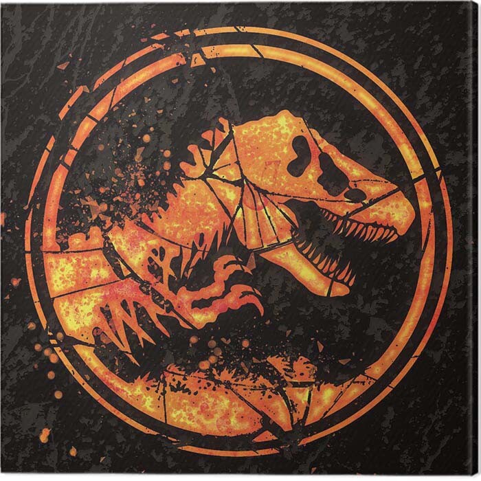 Billede på lærred Jurassic World: Fallen Kingdom - Logo