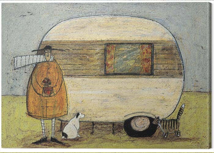 Obraz na plátně Sam Toft - Home form Home, 2 cm - 30×40 cm