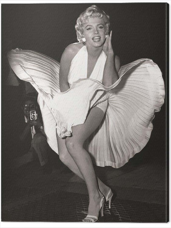 Obraz na plátně Marilyn Monroe - Seven Year Itch, (80 x 60 cm)