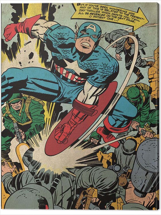 Obraz na płótnie Captain America - Soldiers