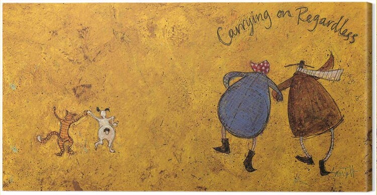 Obraz na plátně Sam Toft - Carrying on Regardless II, 2 cm - 100×50 cm