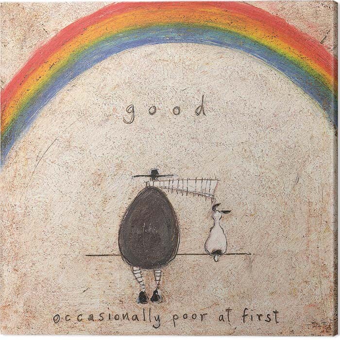 Billede på lærred Sam Toft - Good. Occasionally Poor At First