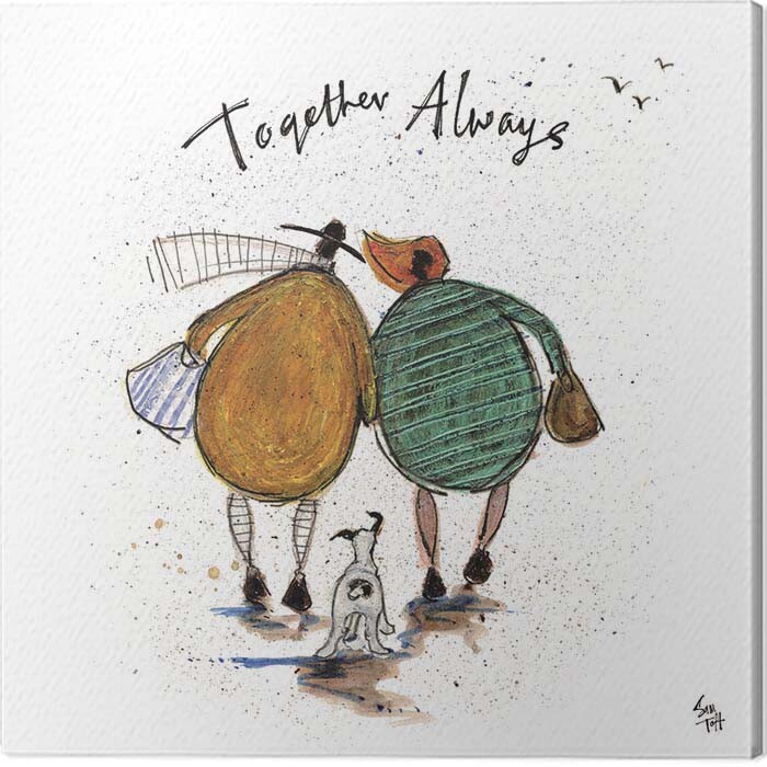 Obraz na plátně Sam Toft - Together Always, 2 cm - 30×30 cm