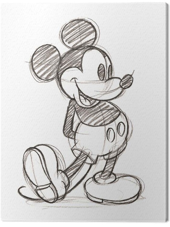 Bild auf Leinwand Mickey Mouse - Single