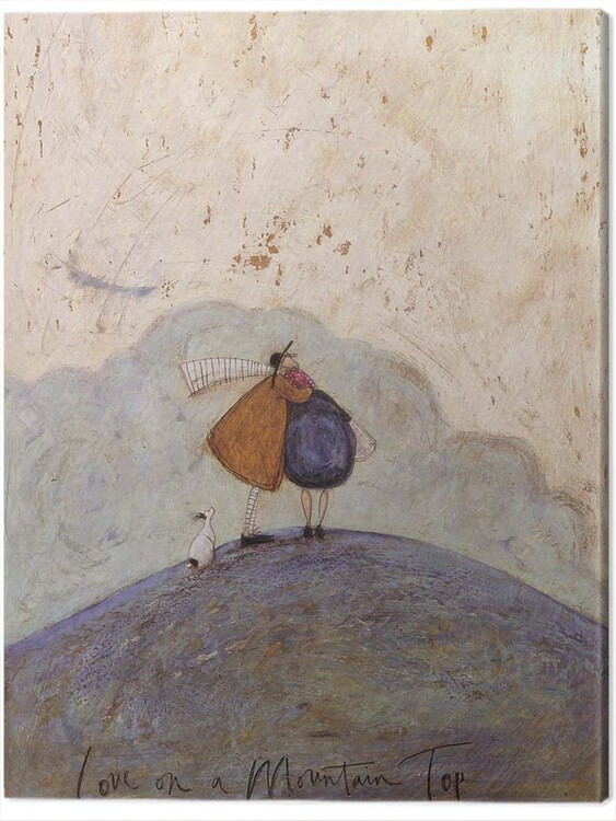 Obraz na plátně Sam Toft - Love on a Mountain Top, 2 cm - 30×40 cm