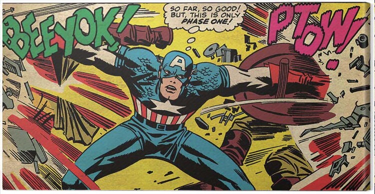 Billede på lærred Captain America
