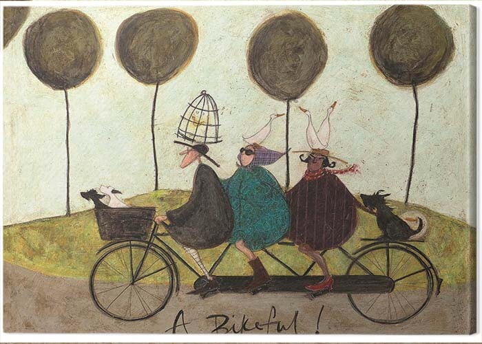 Obraz na płótnie Sam Toft - A Bikeful!