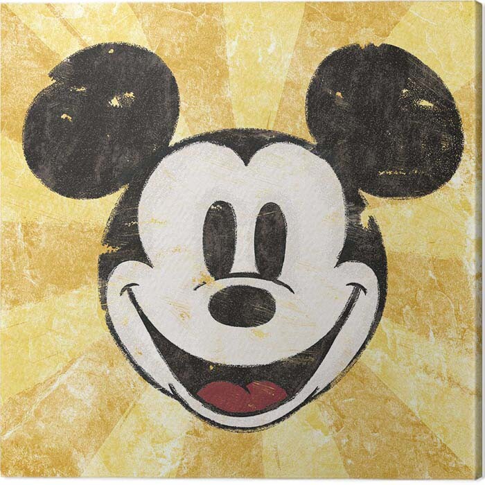 Canvastavla Mickey Mouse - Squeaky Chic