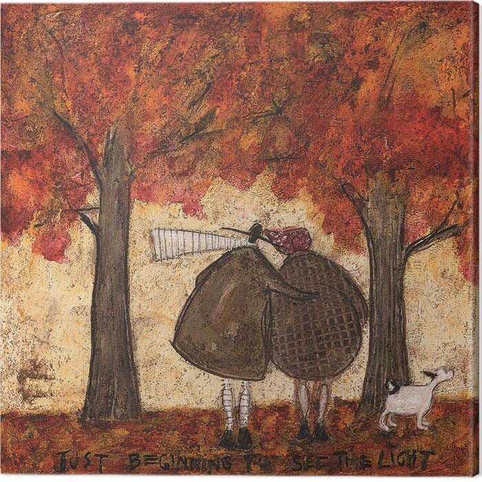 Obraz na plátně Sam Toft - Just Beginning to See the Light, (40 x 40 cm)