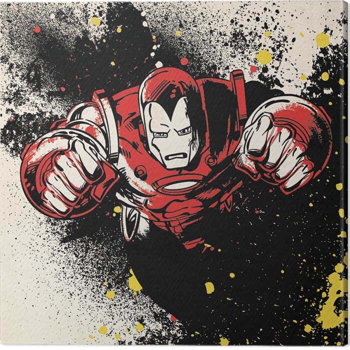 Obraz na płótnie Iron-Man - Splatter