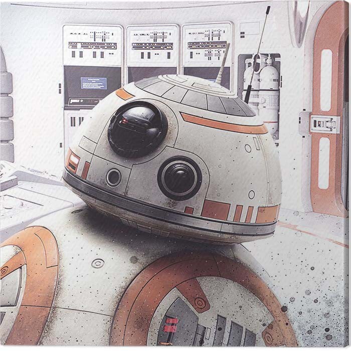 Obraz na plátně Star Wars The Last Jedi - Rey Lightsaber Guard, 2 - 60×80 cm