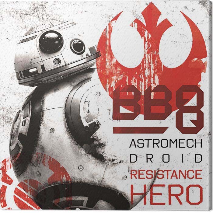 Obraz na płótnie Star Wars The Last Jedi - BB - 8 Resistance Hero
