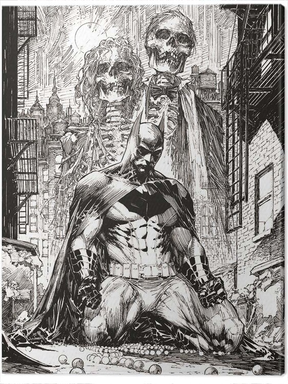 Tableau sur toile DC Comics - Batman Haunted