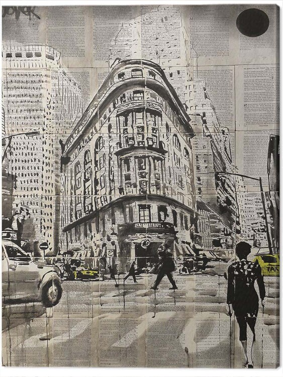 Obraz na płótnie Loui Jover - Midtown Walk