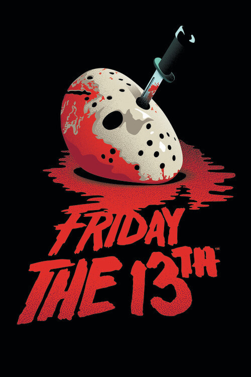 Umělecký tisk Friday the 13th - Blockbuster, 26.7x40 cm