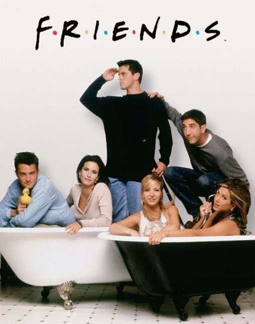 Poster FRIENDS - bath